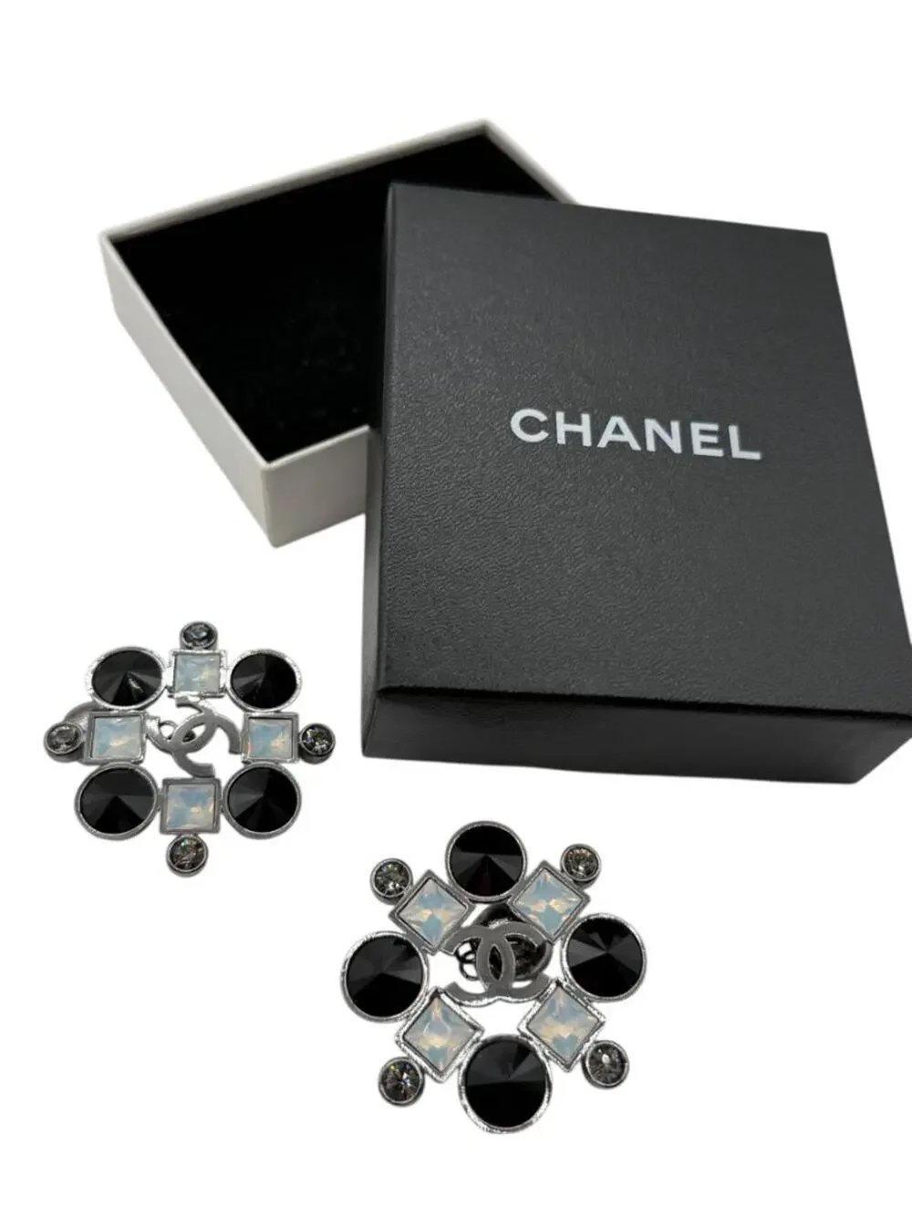 Chanel Fall 2005 Crystal & Resin CC Cufflinks – 2”